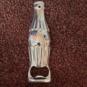 Coca-Cola Chrome Bottle Opener